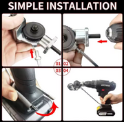 Taladro 48V con 2 baterías y cortador
