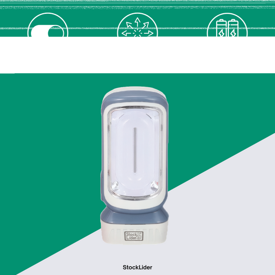 Linterna led doble 5w 500lm portátil | ViamoMas