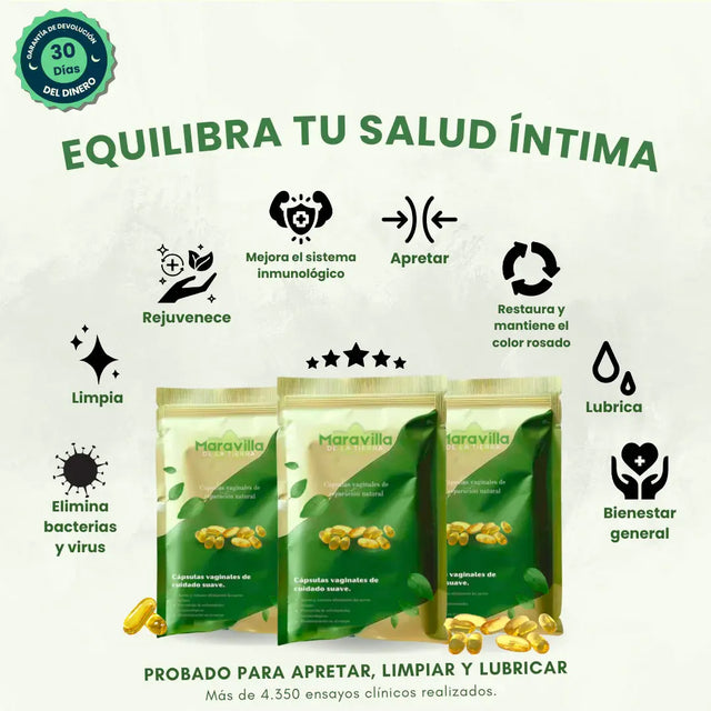 Cápsulas íntimas mal olor vaginal | ViamoMas
