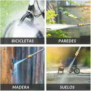 Pistola de agua a presión con 2 baterías