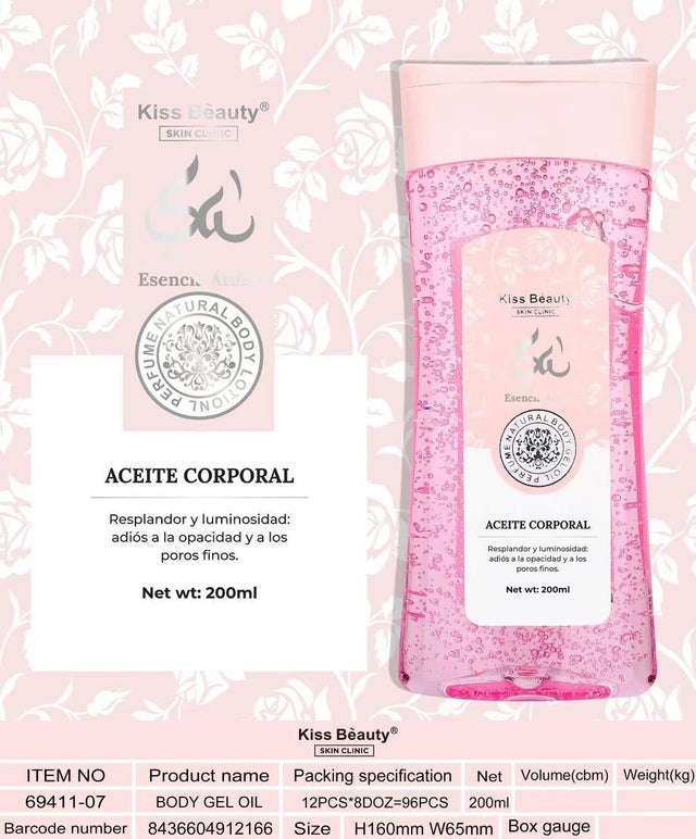 Aceite Corporal Kiss Beauty 200 ml