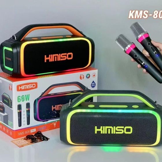 Altavoz Bluetooth 60W con 2 Micrófonos