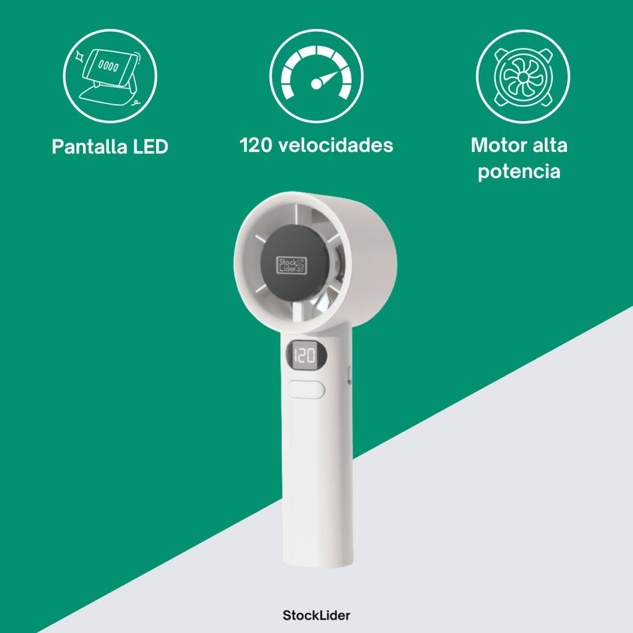 Ventilador de alta velocidad portátil USB-C
