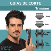 Máquina cortapelo inalámbrica recargable
