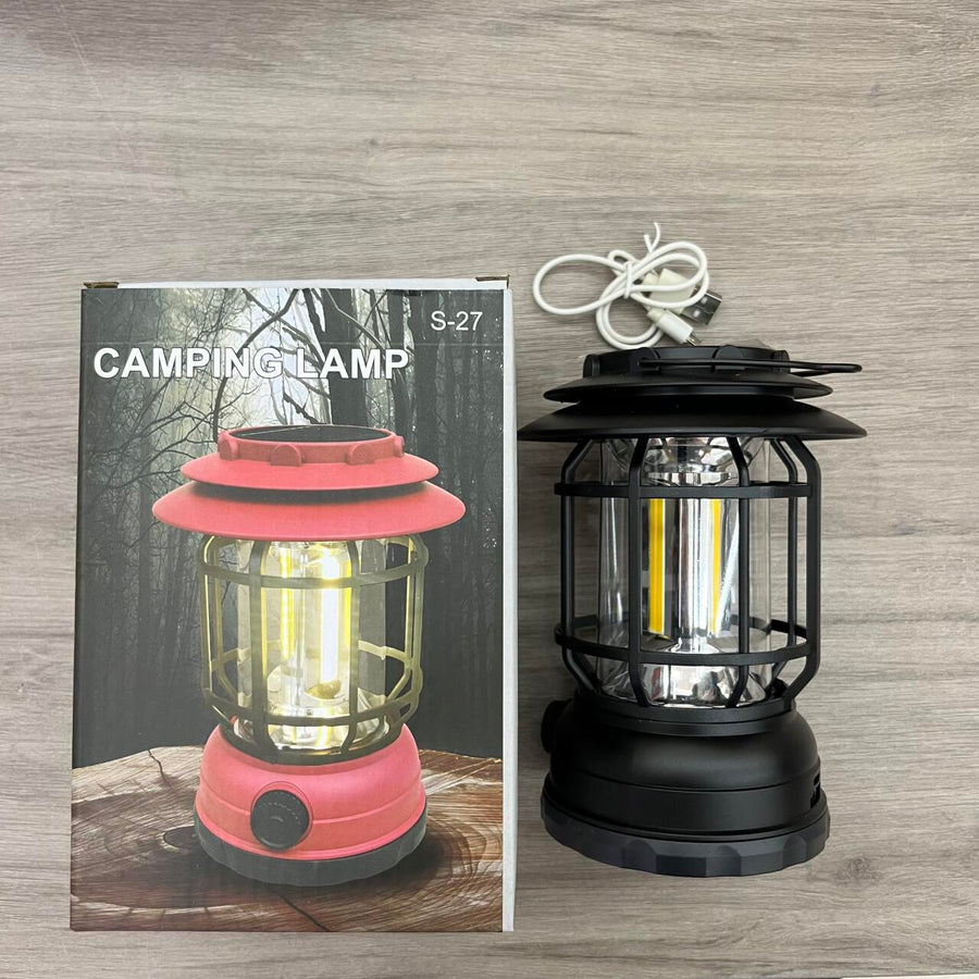 Farol Camping Negro recargable | ViamoMas