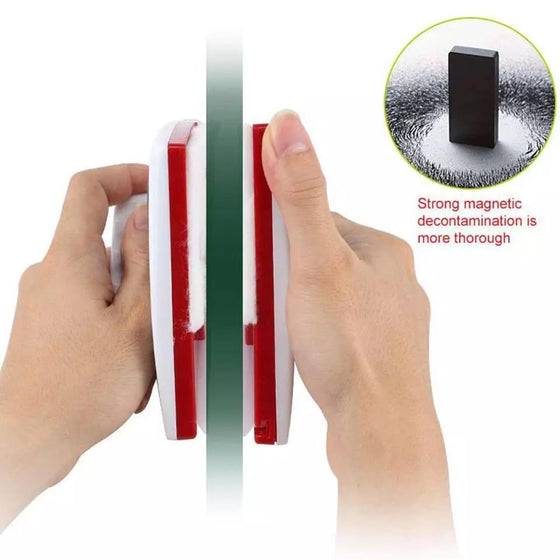 Limpiacristales magnético para ventanas