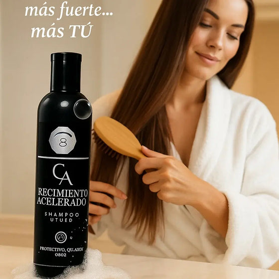 Champú crecimiento cabello con volumen