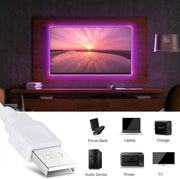 Tira LED RGB 5M con mando y app móvil