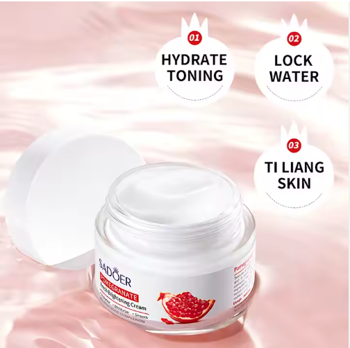Crema facial de granada iluminadora 50ml