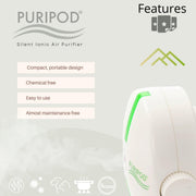 Purificador ionizador compacto para casa