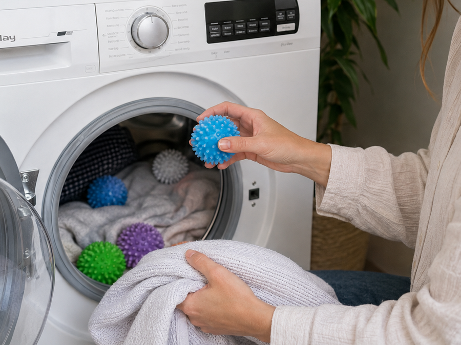 Bolas de lavado reutilizables para ropa