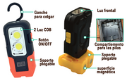 Lámpara de trabajo portátil | Luz manos libres