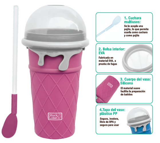 Vaso granizado | Granizados en casa fácil