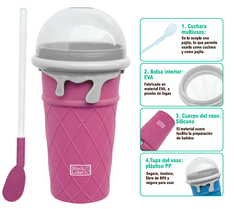 Vaso granizado | Granizados en casa fácil