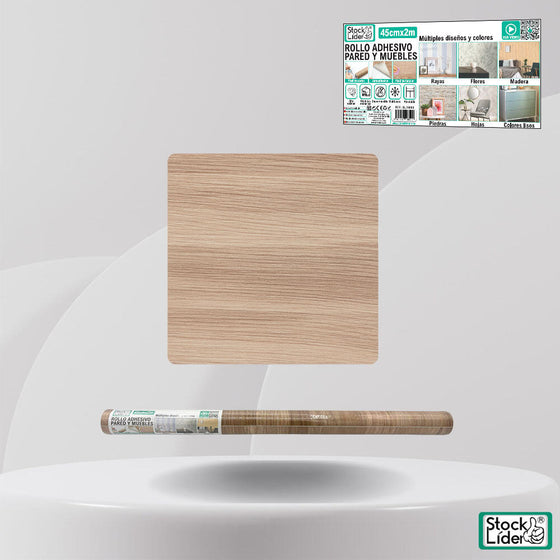 Rollo adhesivo pared y muebles 45x2m