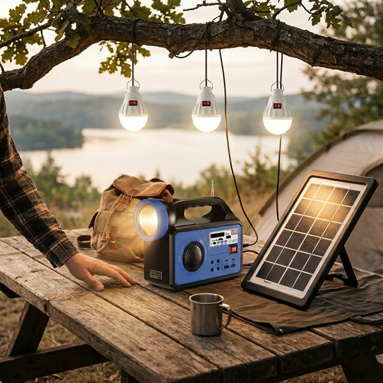Batería portátil con placa solar | ViamoMas