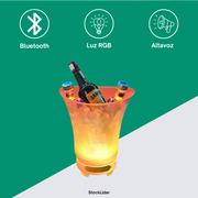 Cubitera de hielo con altavoz Bluetooth