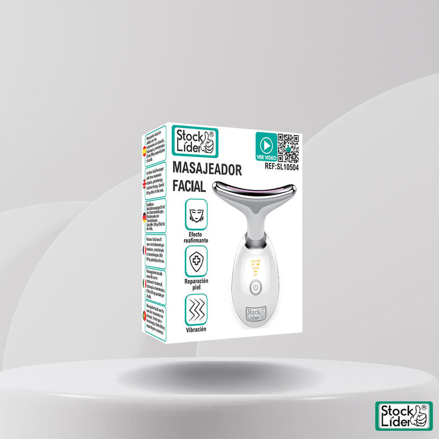 Masajeador facial LED y calor | ViamoMas
