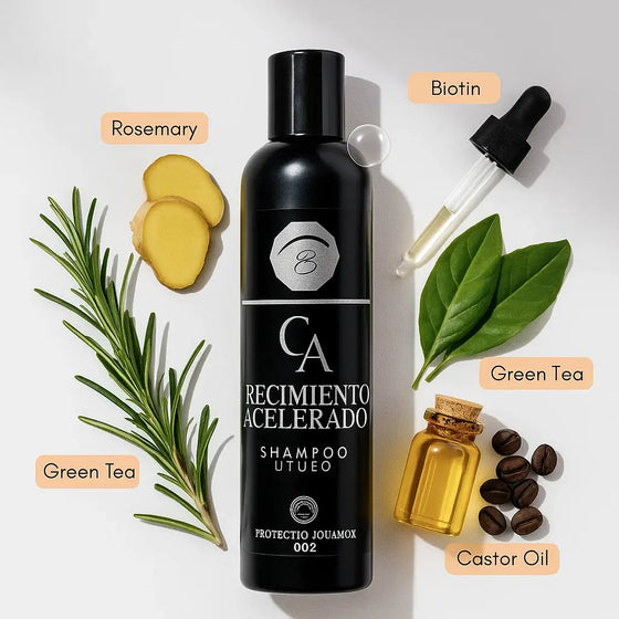 Champú crecimiento cabello con volumen