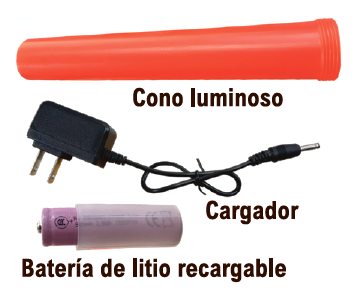 set linterna emergencias recargable 800 m
