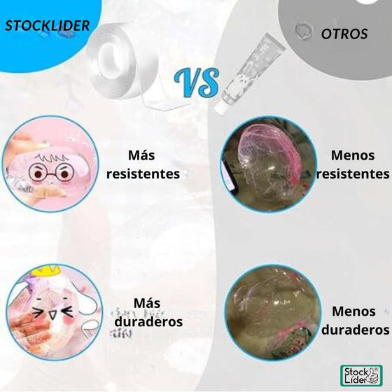 Cinta nanotec reutilizable para hogar