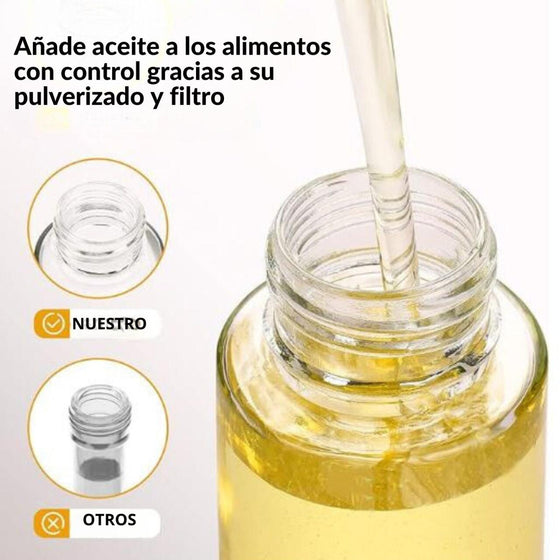 Pack pulverizador de aceite y brocha