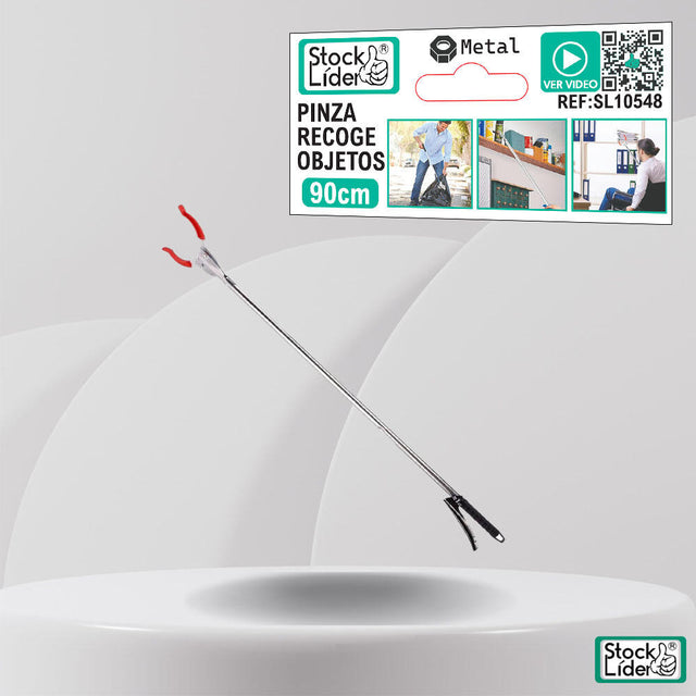 Pinza recoge objetos metal 90 cm | ViamoMas