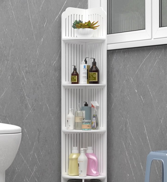 Organizador de Esquina para Baño Compacto