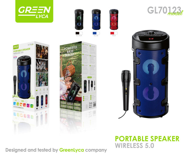 Altavoz Bluetooth con micrófono karaoke