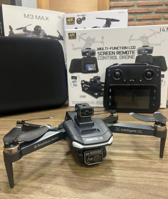 Dron D23 4K con 3 baterías y sensor
