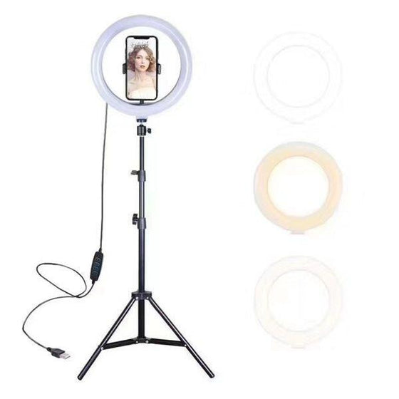 Aro de Luz 26cm con Trípode 2,10m