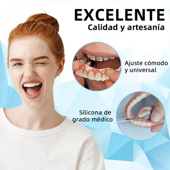 Prótesis Dental de Silicona | Sonrisa Instantánea