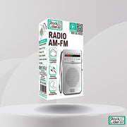Radio AM FM portátil con auriculares