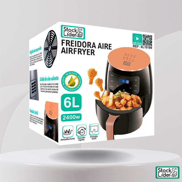 Freidora de aire 6L | Cocina rápido y fácil