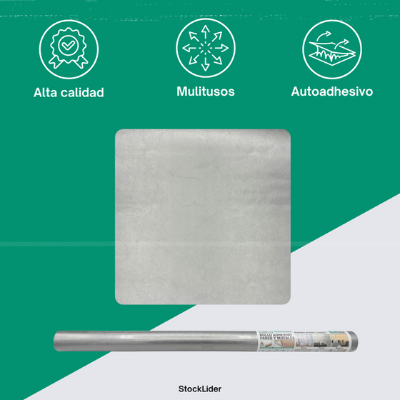 Rollo adhesivo pared y muebles 45x2m