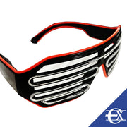 Gafas de luz a pilas para fiestas