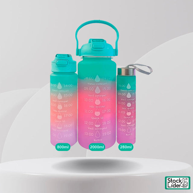 Pack 3 vasos redondos para exterior