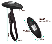Peso para maletas digital portátil 40 kg