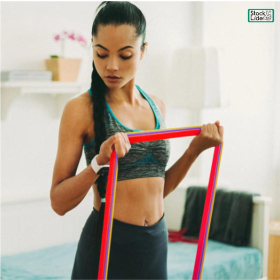 Cinta elástica gimnasio para entrenar en casa