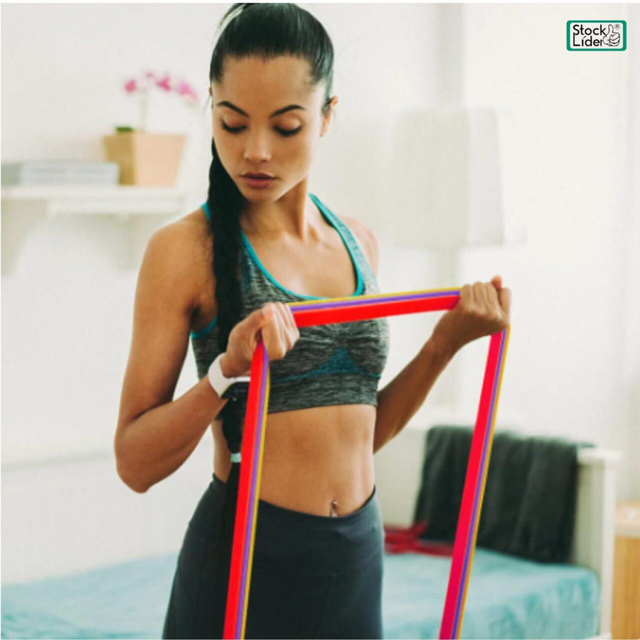 Cinta elástica gimnasio para entrenar en casa