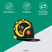 Cinta métrica 7,5m con imán | ViamoMas