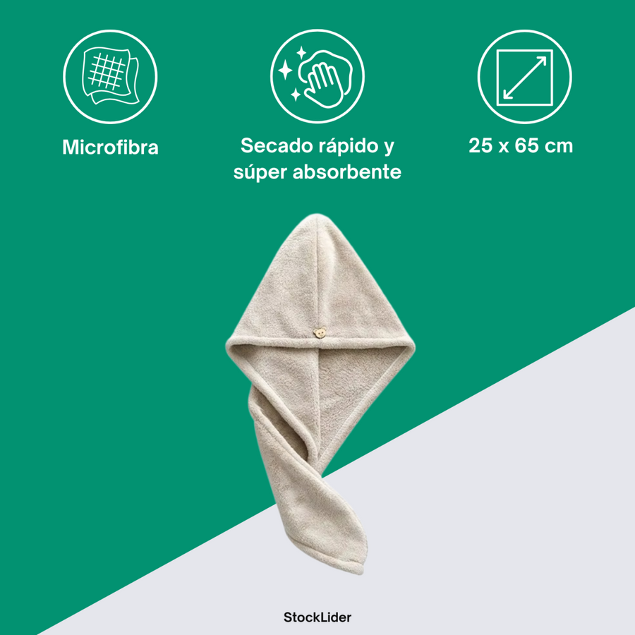 Toalla secapelo microfibra 25x65 cm