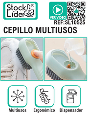 Cepillo multiusos con dispensador | ViamoMas