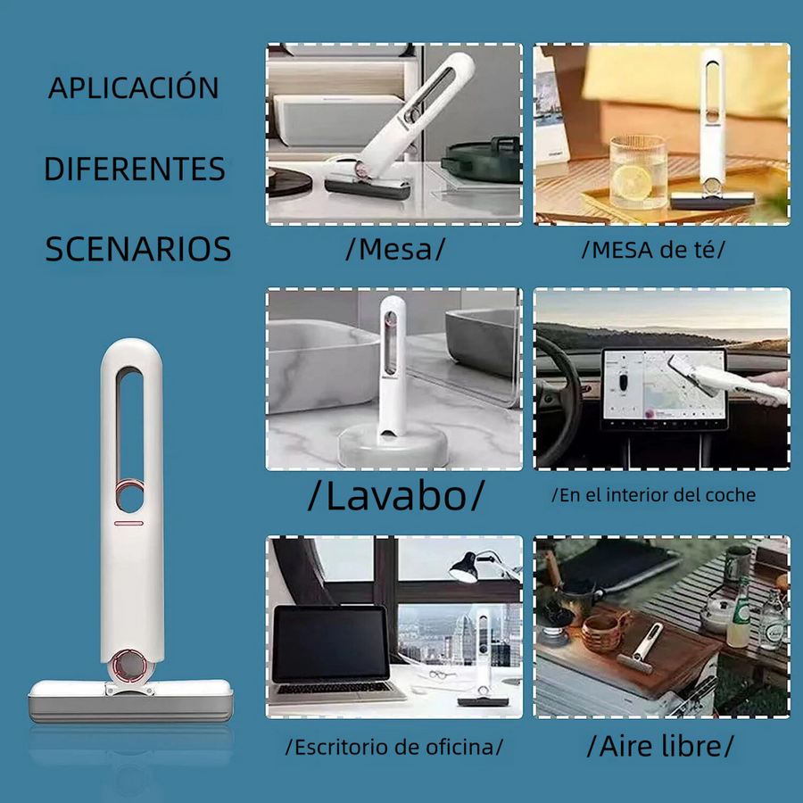 Mini mopa de mesa para migas y polvo