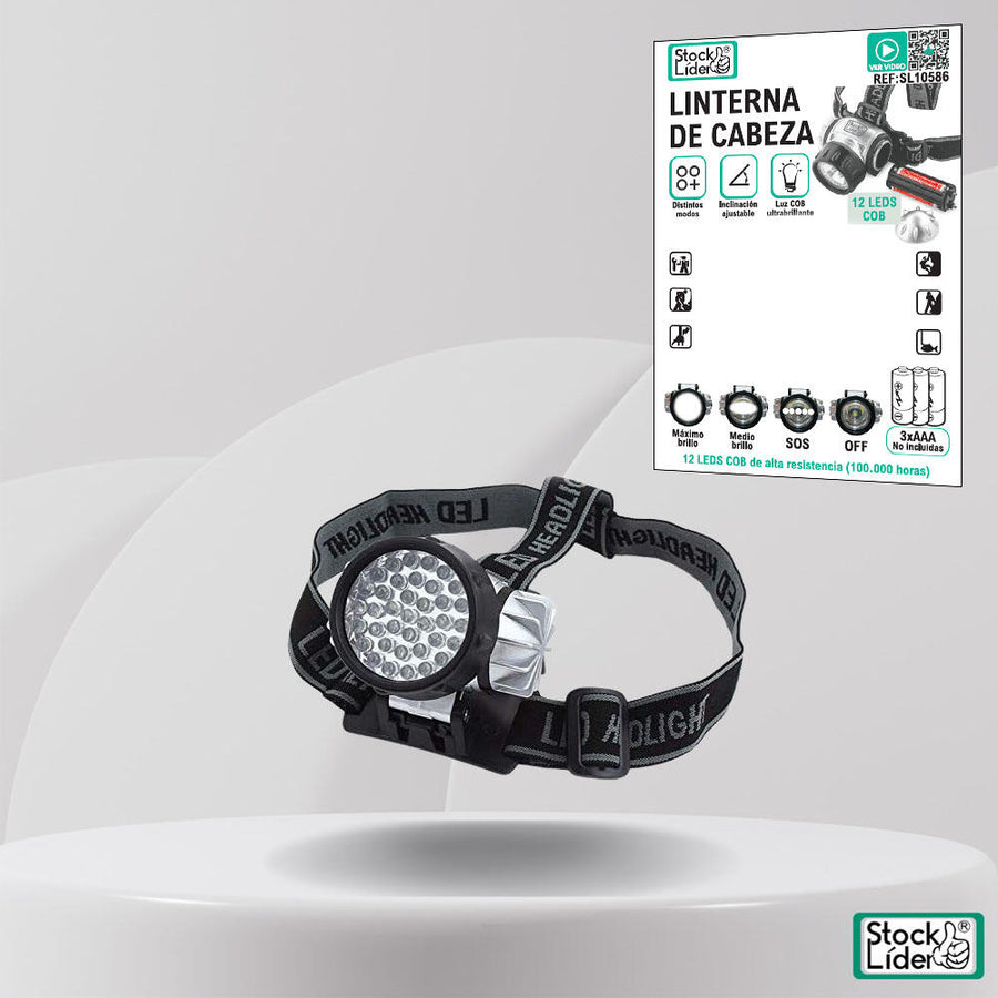 Linterna de cabeza led potente