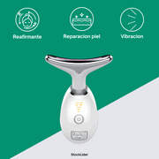 Masajeador facial LED y calor | ViamoMas