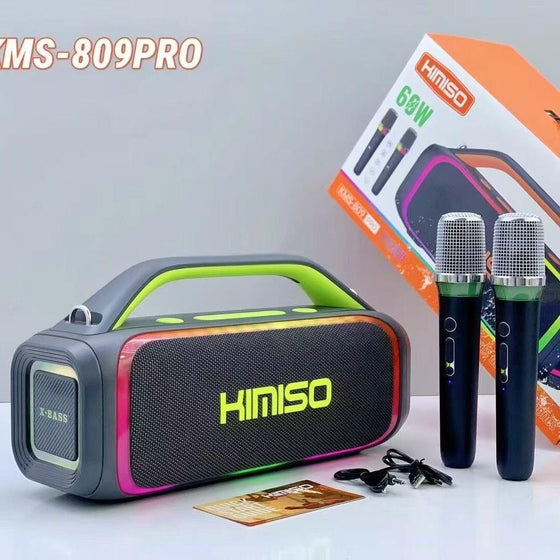 Altavoz Bluetooth 60W con 2 Micrófonos