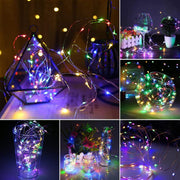 Luces LED multicolor 50 LED para interior y exterior