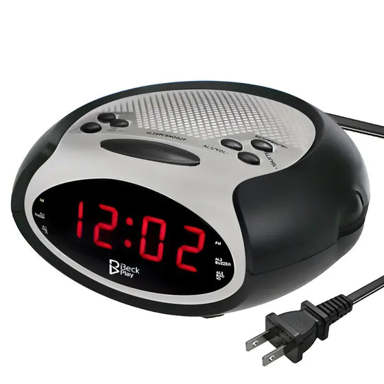 Radio Reloj Digital AM/FM con Alarma