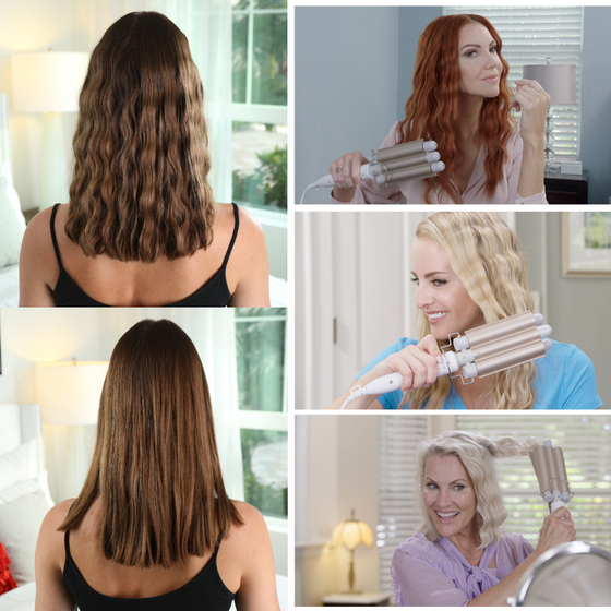 Rizador triple ondas surferas | ViamoMas